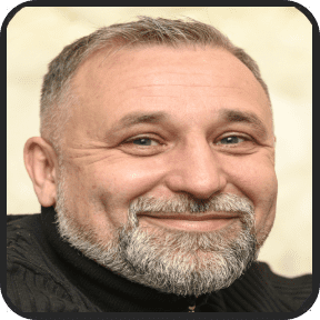 Satisfied BioDentex customer showing a healthy smile after using the supplement for gum vitality and oral health